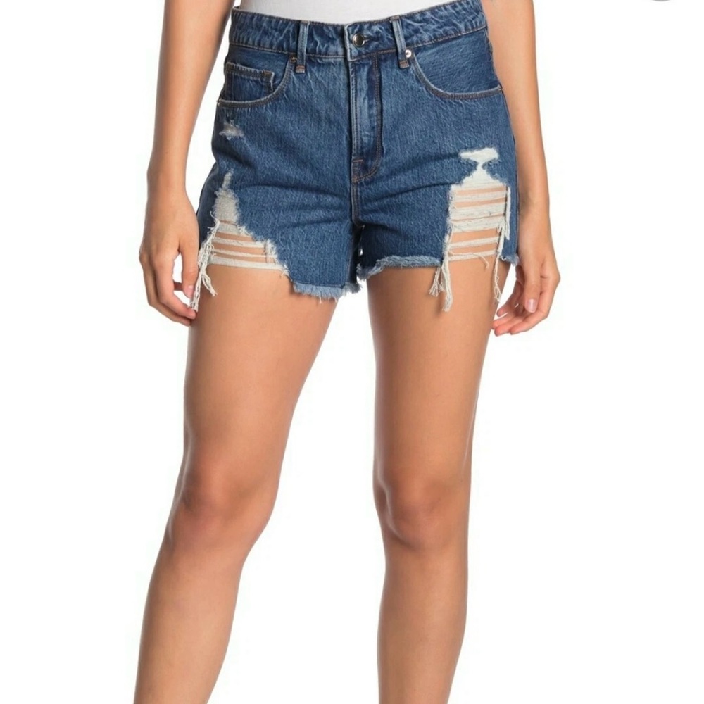 NWT Good American Cut-off Jean Shorts.